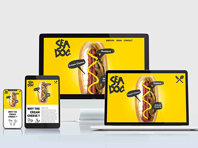 Création site Sea Dog